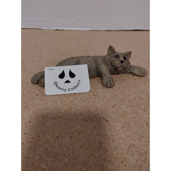 Quarry Critters Chelsea 2000 Second Nature Design Cat Kitten Kitty - Picture 2 of 5
